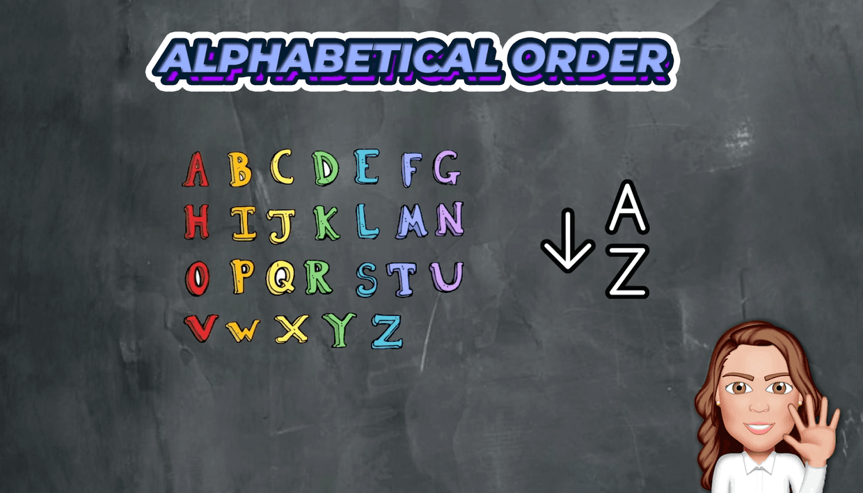 #1. Alphabetical Order