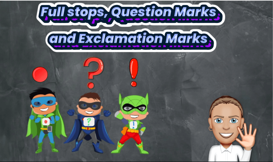 #2. Full Stops, Question Marks and Exclamation Marks