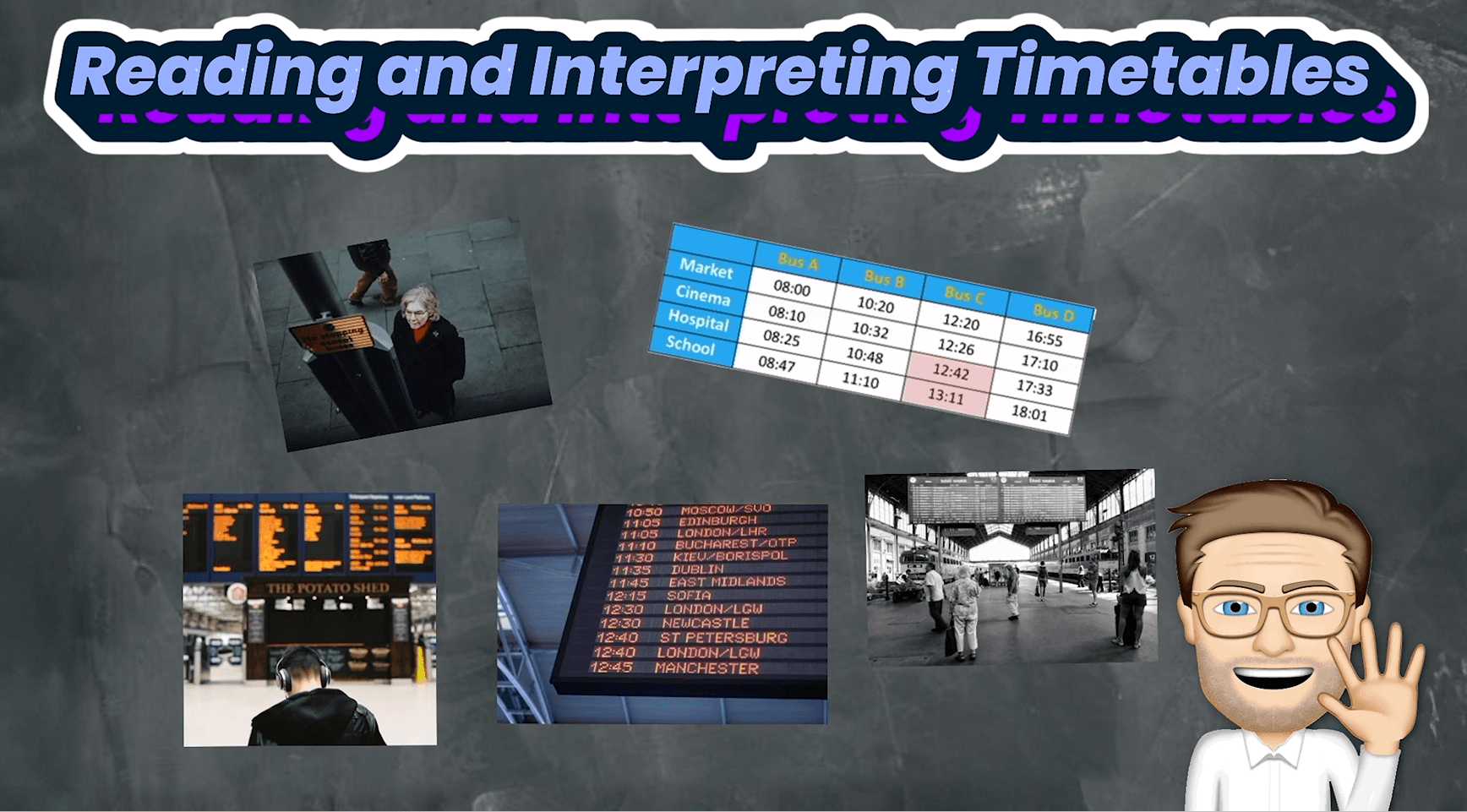 #4. Reading and Interpreting Timetables