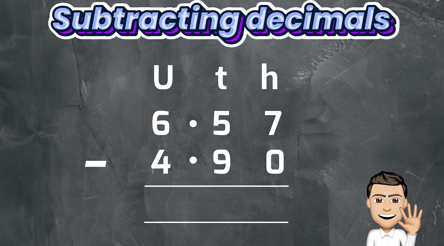 #2. Subtracting Decimals